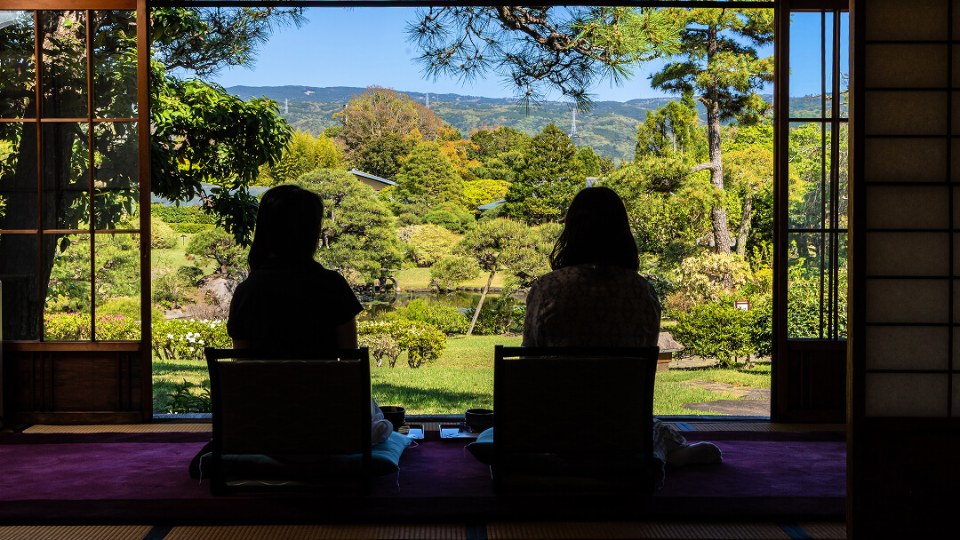 日本庭園カフェ